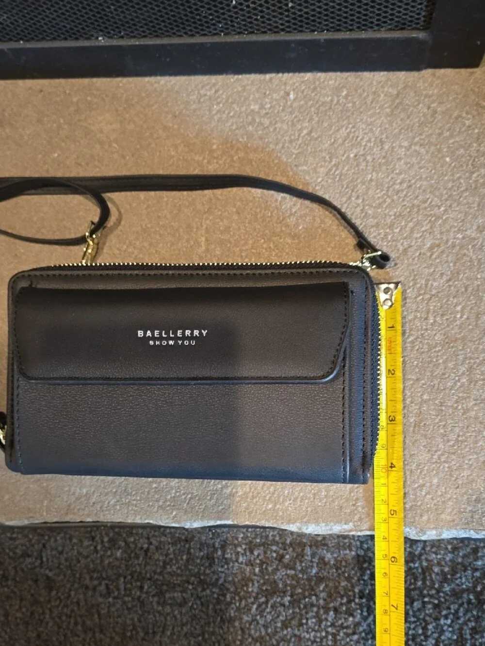 Baellerry Black Women's Crossbody Wallet Bag